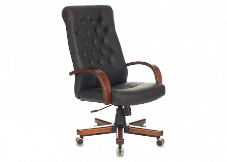 Фото Кресло руководителя T-9928WALNUT/ECO топ-ган, экокожа 1