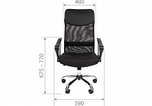 Фото Кресло офисное CHAIRMAN 610 топ-ган, сетка/ткань ()