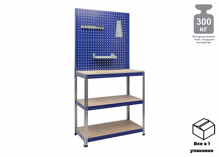Верстак Garage Set 3 двойной экран, размер: 1800x915x450 мм. 2