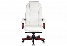 Фото Кресло руководителя T-9923WALNUT мультиблок, до 200 кг, кожа/орех