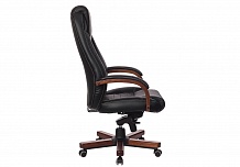 Фото Кресло руководителя T-9923WALNUT мультиблок, до 200 кг, кожа/орех