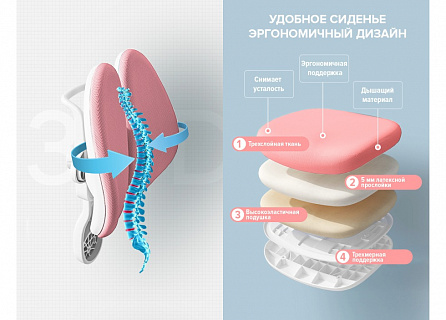 Фото: Кресло детское Everprof Kids 101 | Эверпроф Кидс 101, пиастра, 2D подлокотники, съемный чехол 13