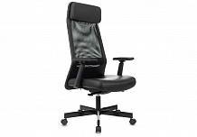 Фото Кресло компьютерное T-995/BLACK, синхромеханизм, экокожа