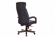 Фото Кресло руководителя T-9924WALNUT мультиблок, до 200 кг, кожа/орех